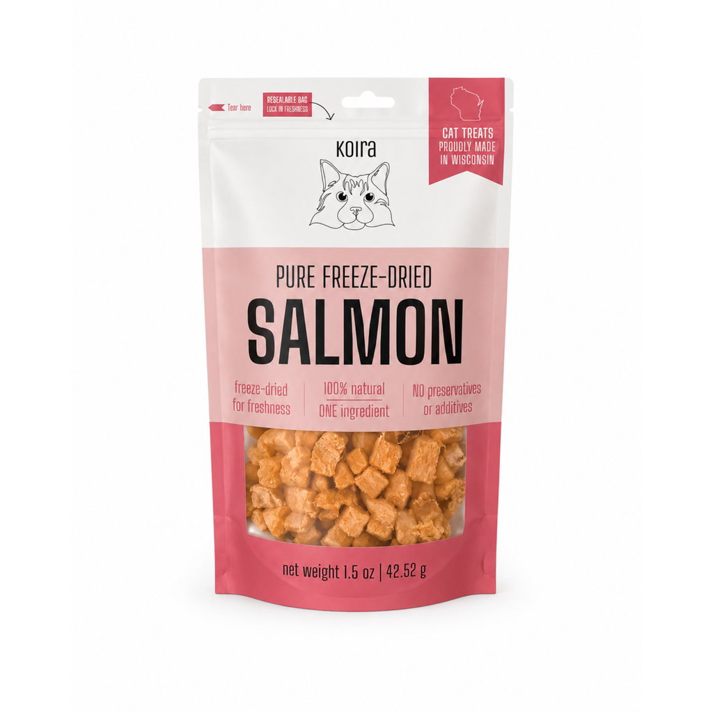 Koira Freeze-Dried Salmon Cat Treats – 2 oz