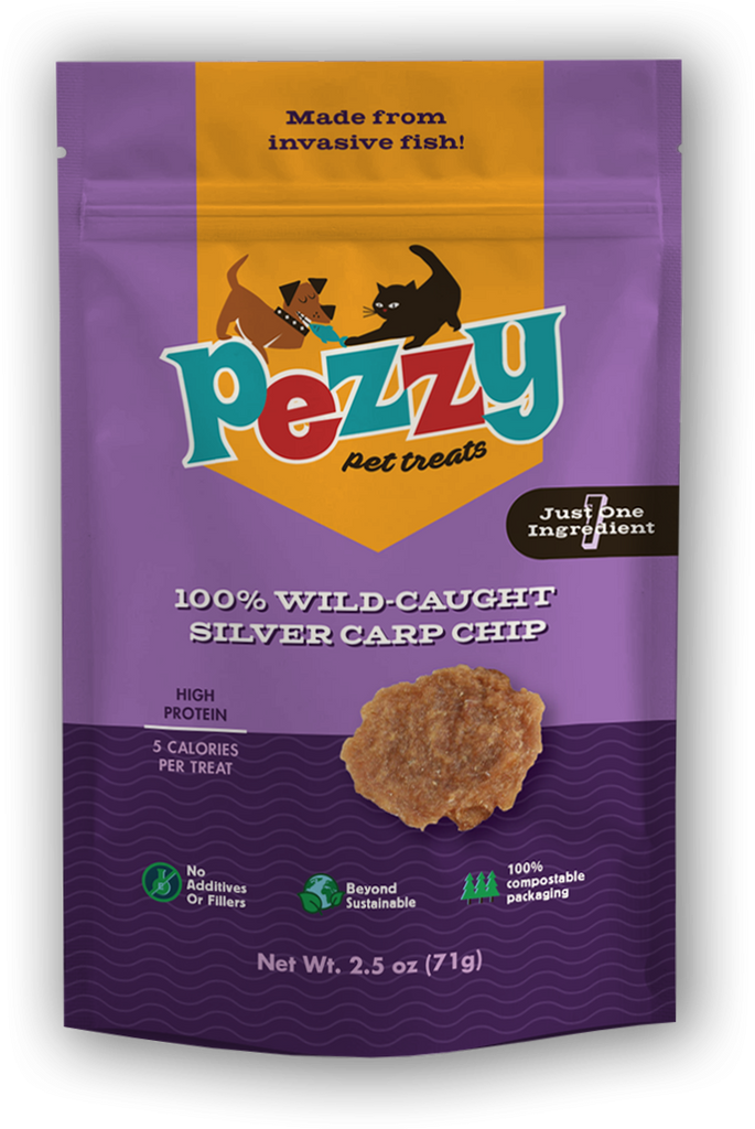 Silver Carp Chips (Single Ingredient Dog & Cat Treats)