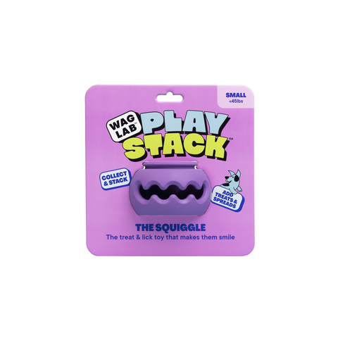 WAGLAB PlayStack The Squiggle Dog Toy