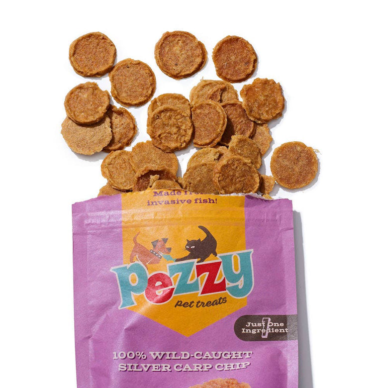 Silver Carp Chips (Single Ingredient Dog & Cat Treats)