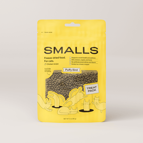 Smalls Puffy Bird Chicken Freeze-Dried Cat Food