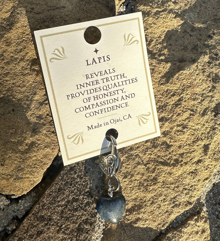 Crystal Pet Love Pet Pendant - Lapis Heart