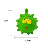 Squeaky Thorn Ball Toy for Cats & Dogs