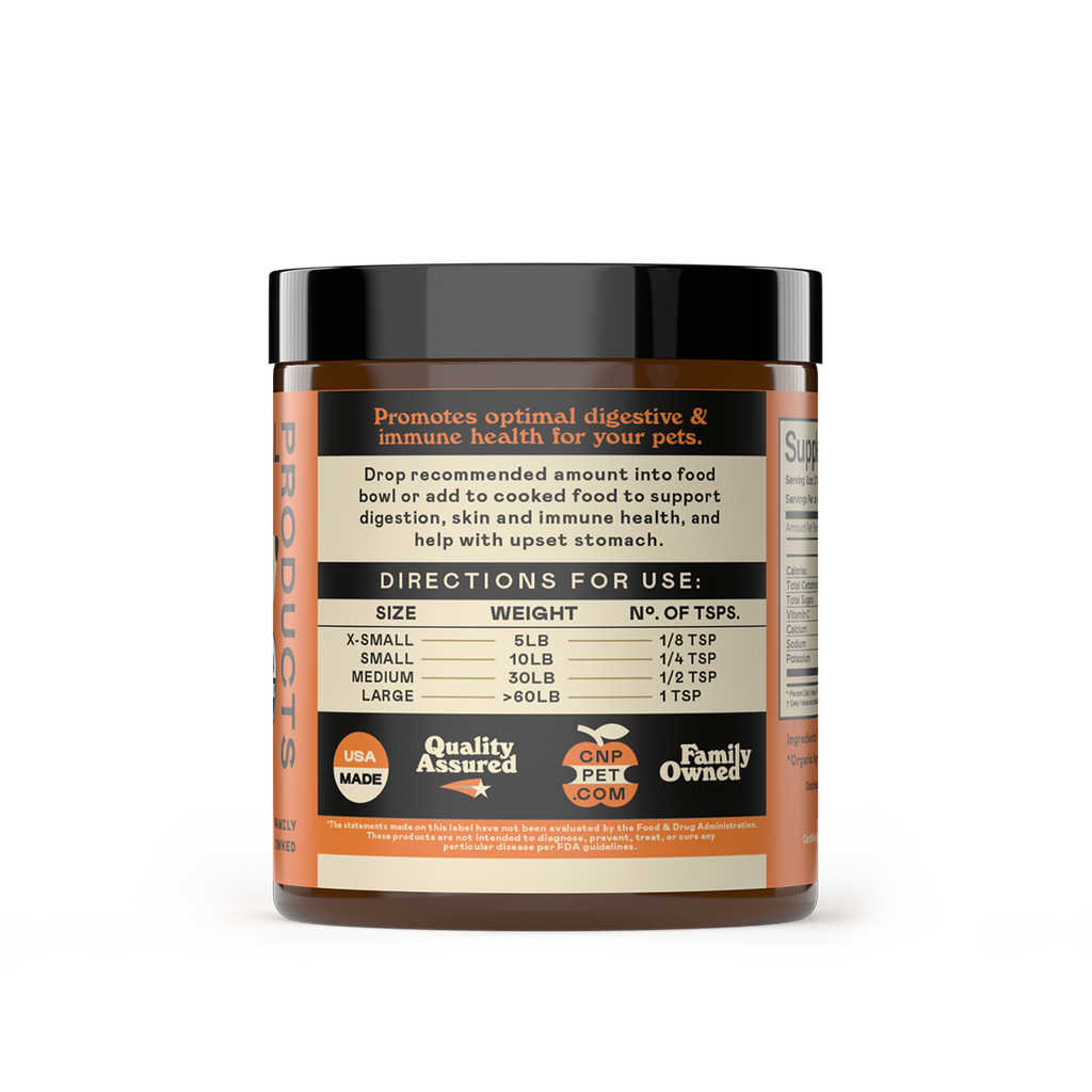 Organic Papaya Powder for Dogs, Cats, & Pets