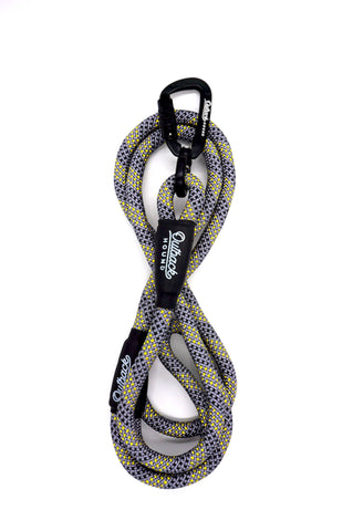 Outback Hound Swivel All-Terrain Dog Leash - Silver