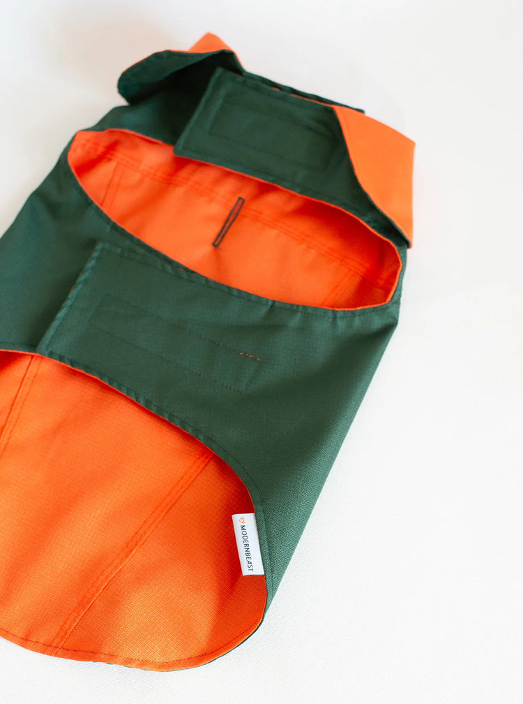 Modern Beast Reversible Dog Raincoat