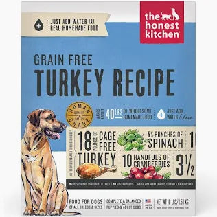 The Honest Kitchen Grain-Free Turkey Dehydrated Dog Food