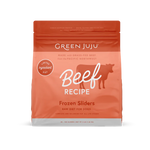 Green Juju Beef Sliders Frozen Dog Food – 3 lb
