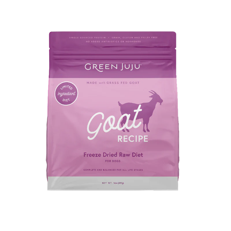 Green Juju Goat Freeze-Dried Dog Food – 14 oz