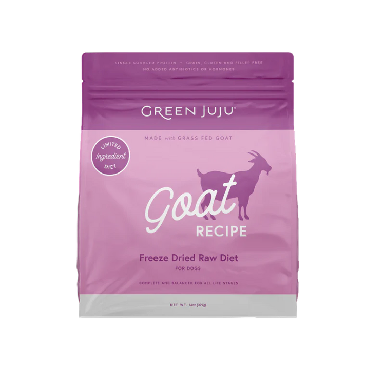 Green Juju Goat Freeze-Dried Dog Food – 14 oz