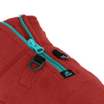 Gooby Half Zip Dog Fleece Vest – Burgundy