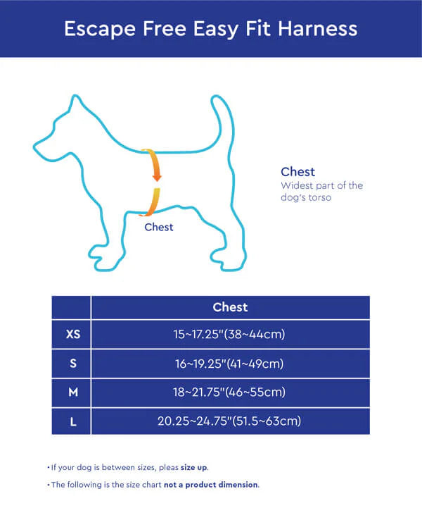 Gooby Escape Free Memory Foam Dog Harness