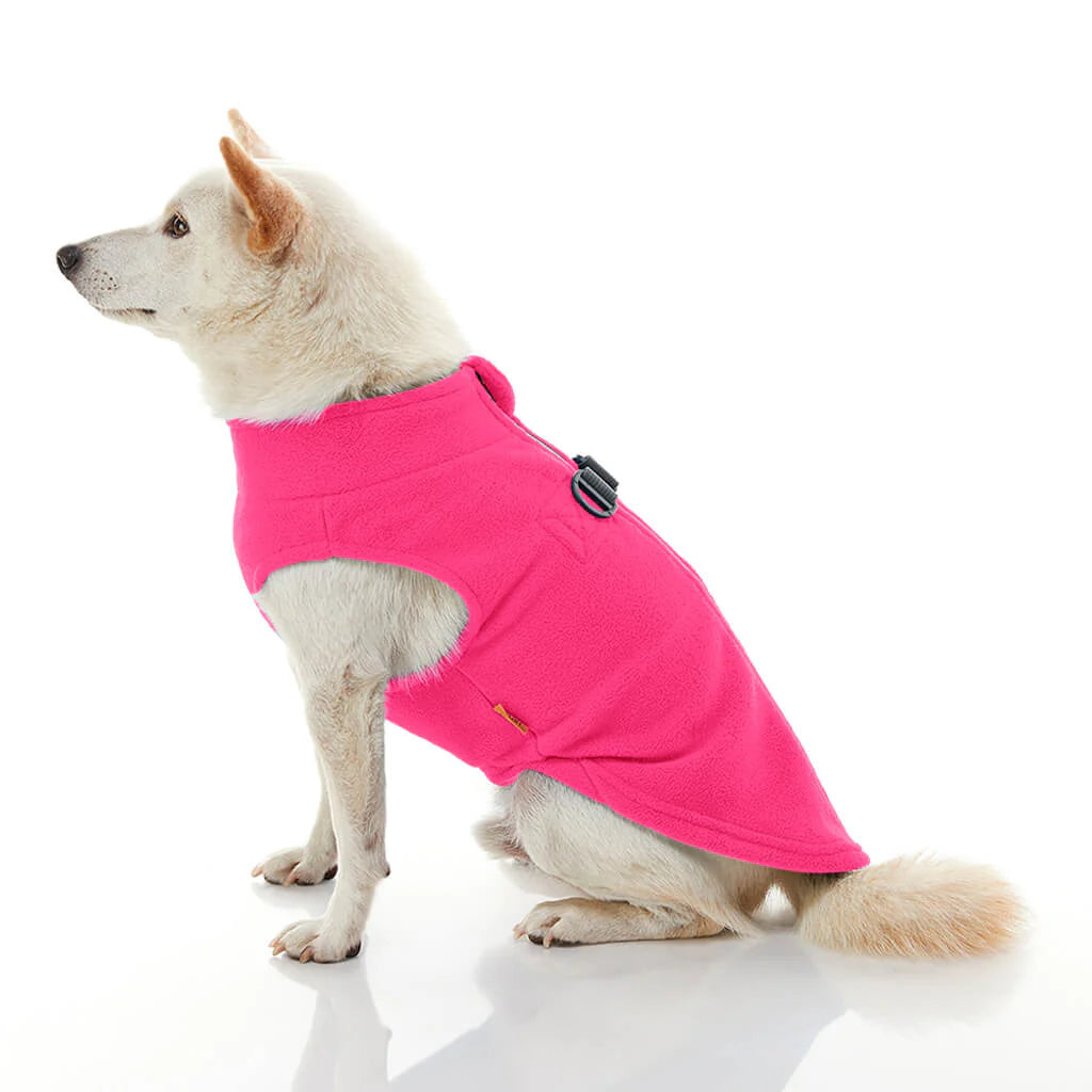 Gooby Zip Up Fleece - Pink