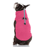 Gooby Half Zip Dog Fleece Vest – Pink