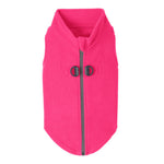 Gooby Zip Up Dog Fleece Vest – Pink