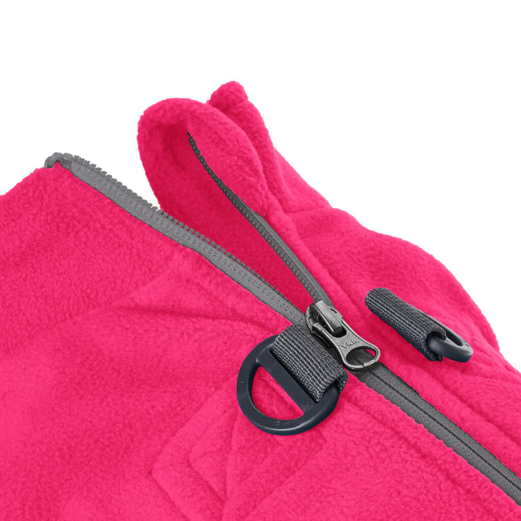 Gooby Zip Up Dog Fleece Vest – Pink