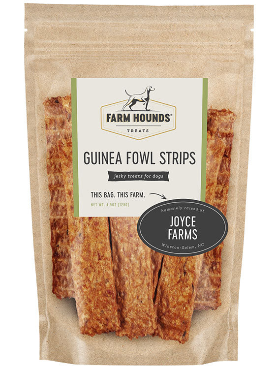 Guinea Fowl Strips - Farm Hound 4.5 oz