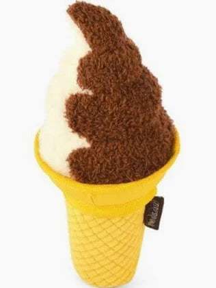 P.L.A.Y. Swirls N Slobbers Soft Serve Plush Dog Toy