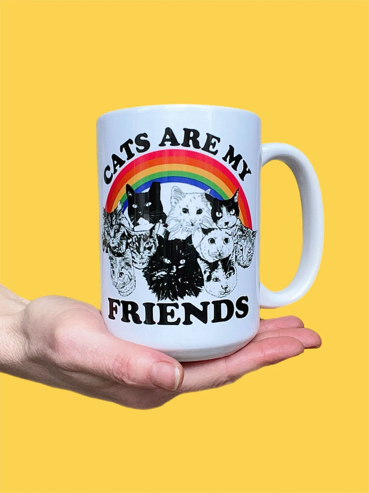 Astral Weekend “Cats Are My Friends” Mug – 15 fl oz