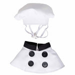 Chef Dog Costume with Hat and Buttoned Coat