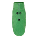 Gooby Half Zip Dog Fleece Vest – Green