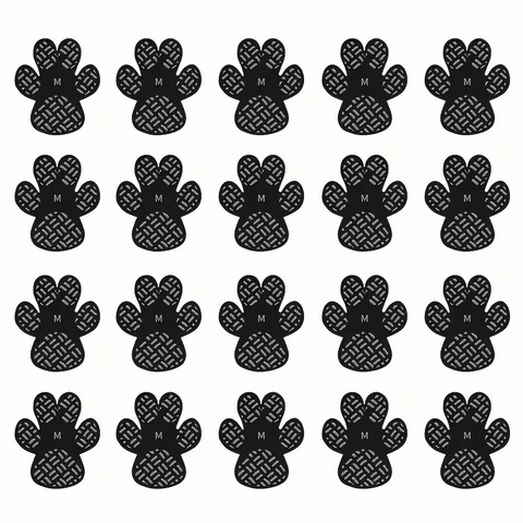 Piece Anti-Slip Dog Paw Grip Pads –  Black