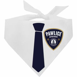 “Pawlice Department” Pet Bandana with Officer Tie