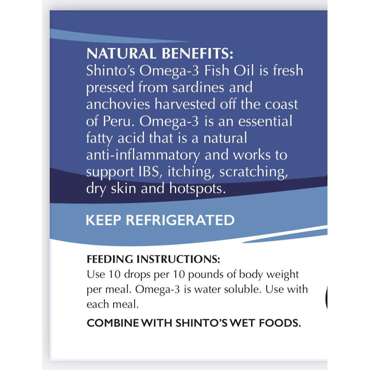 Shinto’s Omega-3 Fish Oil for Dogs & Cats – Wild-Caught, Pure & Fresh