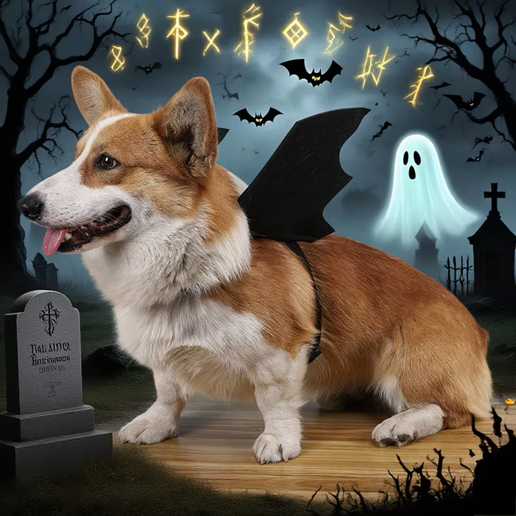 Halloween Bat Costume for Dogs & Cats