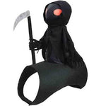 Grim Reaper Rider Dog Costume with Scythe