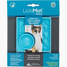 LickiMat Kitty Non-Skid Thermoplastic Rubber Cat Bowl