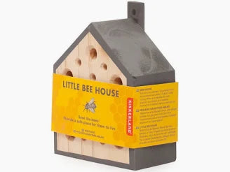 Kikkerland Little Bee House wooden solitary bee habitat