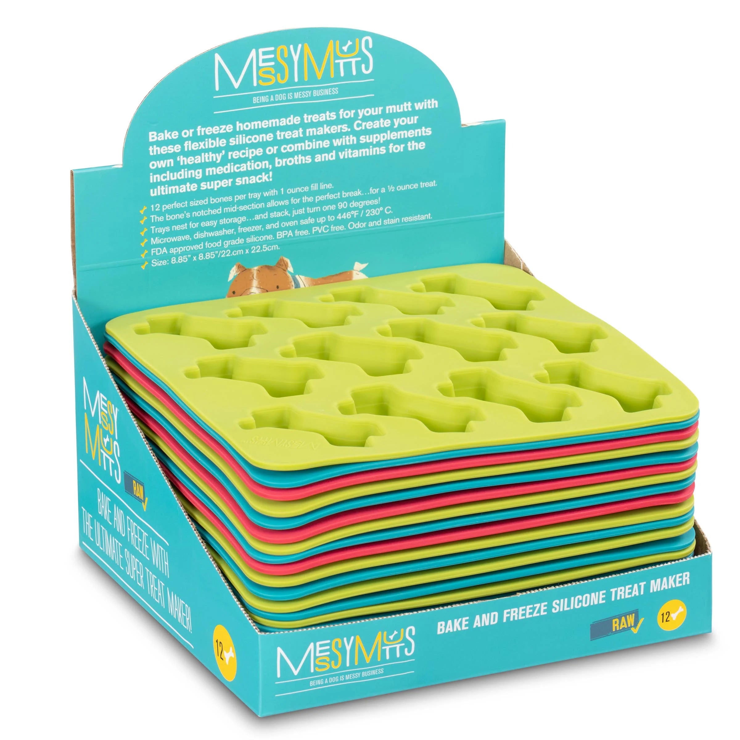 Messy Mutts Silicone Bake & Freeze Treat Mold