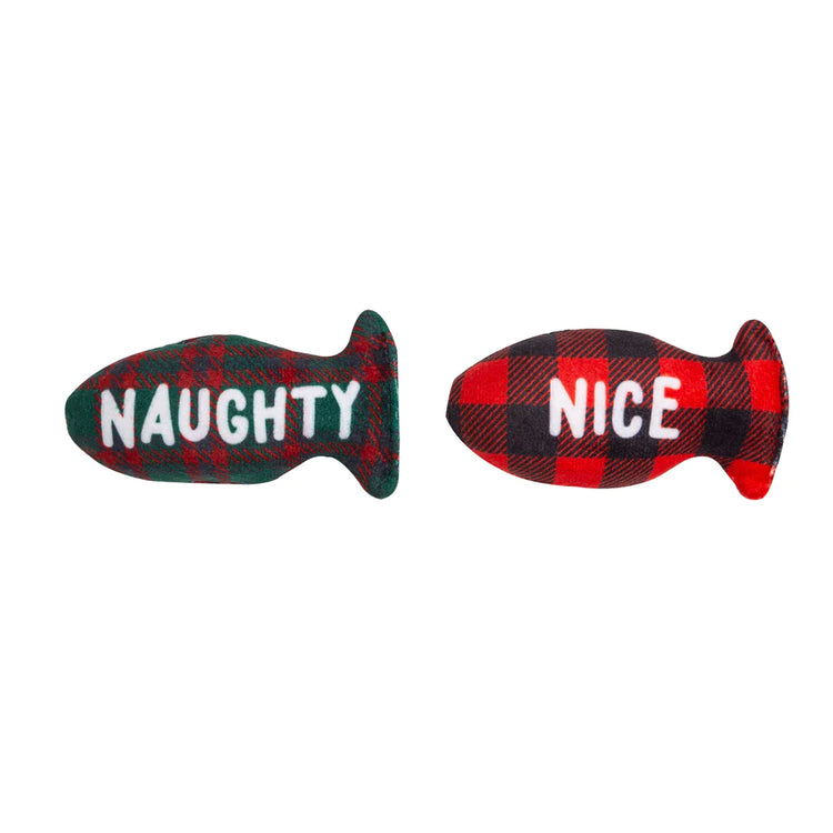 Pearhead Naughty or Nice Holiday Cat Toy Set