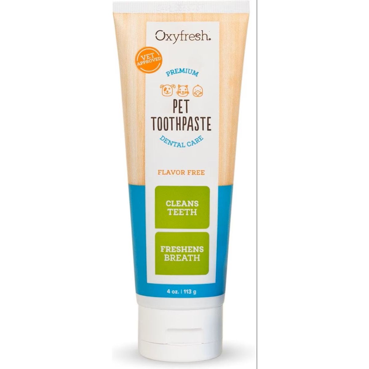 Oxyfresh Pet Toothpaste – Flavor-Free Dental Care for Dogs & Cats