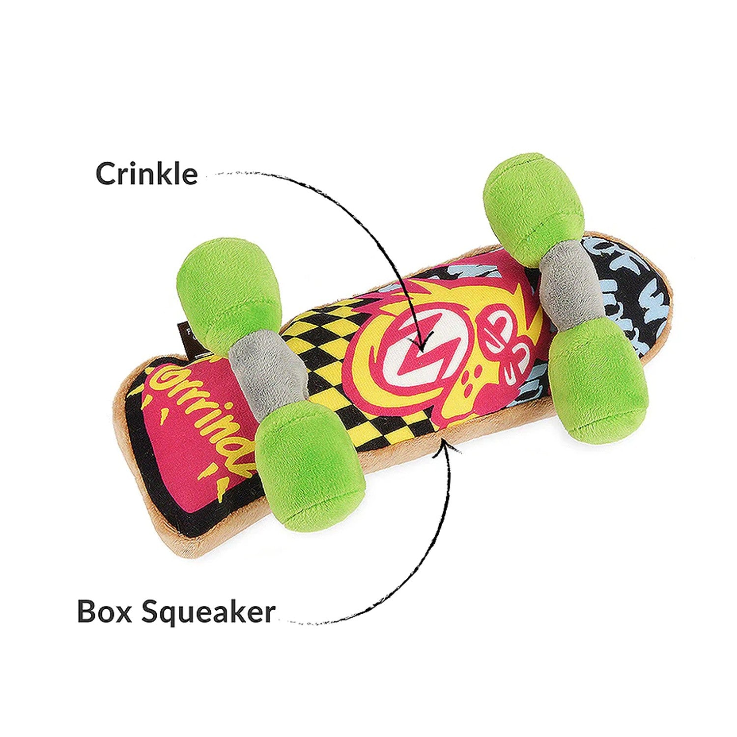 90's Skateboard Dog Toy