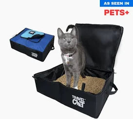 "The Porta-Pawty" Travel Litter Box | Travel Cat