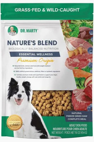 Dr. Marty Nature’s Blend Premium Select Freeze-Dried Dog Food – 16 oz