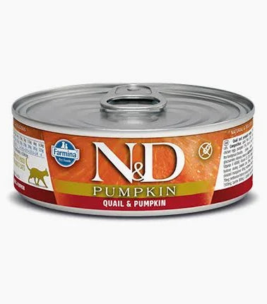 Farmina N&D Quail & Pumpkin Wet Cat Food – 2.5 oz