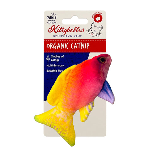 Huxley & Kent Rainbow Guppy Catnip Toy