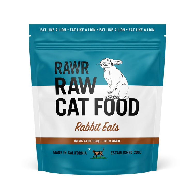 Raw Cat Food - Rabbit - 2.5 lbs.