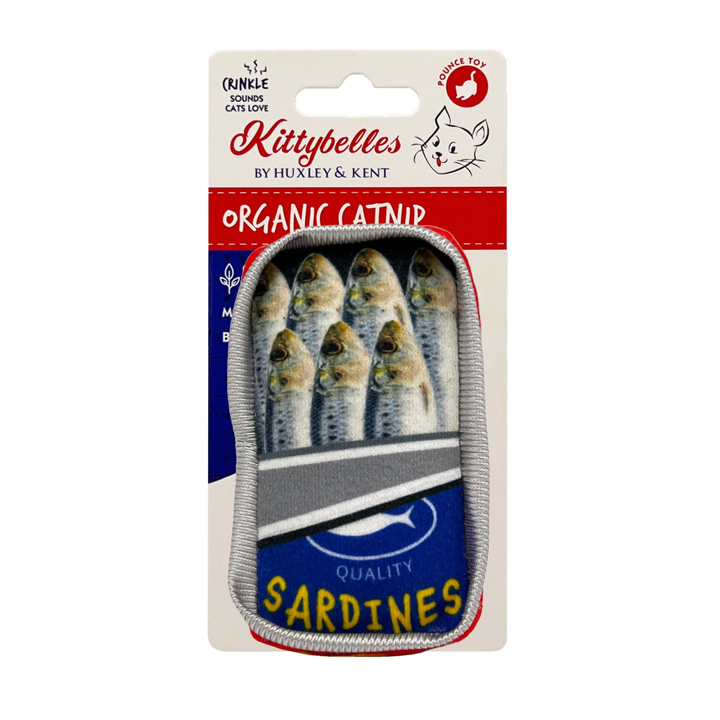 Huxley & Kent Sardines Tin Catnip Toy