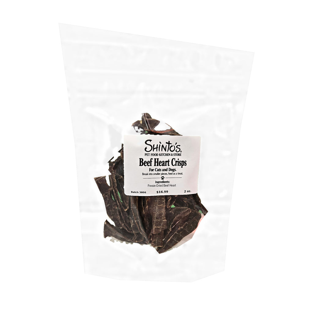 Shinto’s Beef Heart Crisps, 2 oz