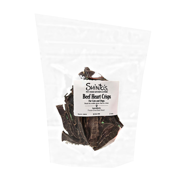 Shinto’s Beef Heart Crisps, 2 oz