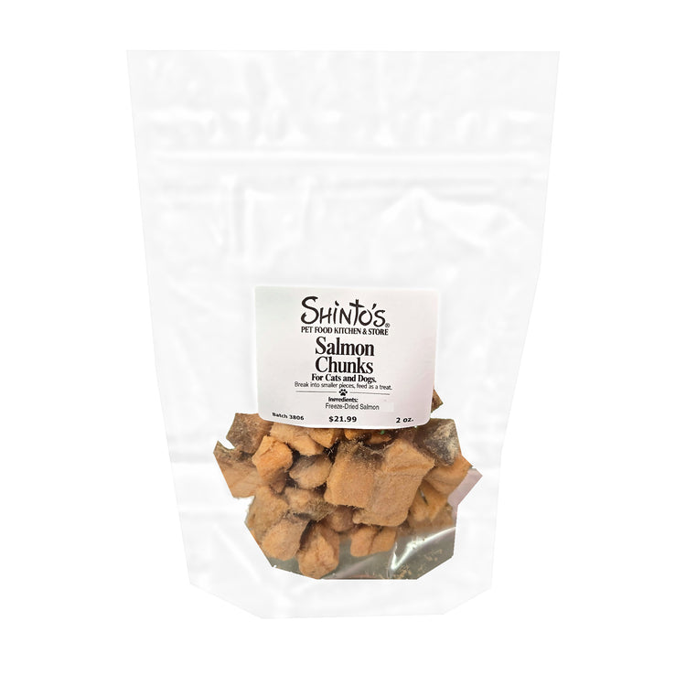 Shinto’s Freeze-Dried Salmon Chunks, 2 oz