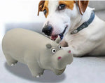 Vocal Interactive Pet Latex Hippo Toy