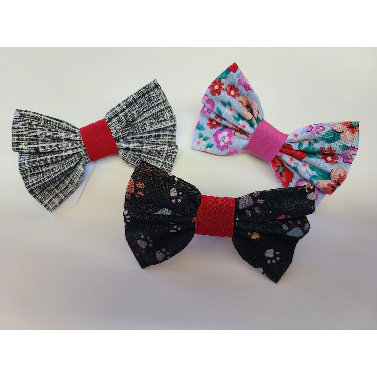 Handmade Collar Bows for Dogs & Cats
