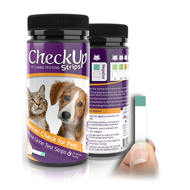 Check Up Diabetes Detection Strips – Pet Urine Test for Cats & Dogs