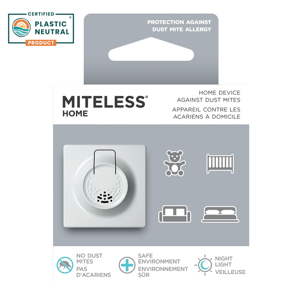 Miteless Home Ultrasonic Dust Mite Plug-In