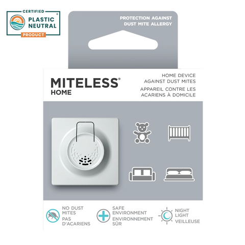 Miteless Home Ultrasonic Dust Mite Plug-In